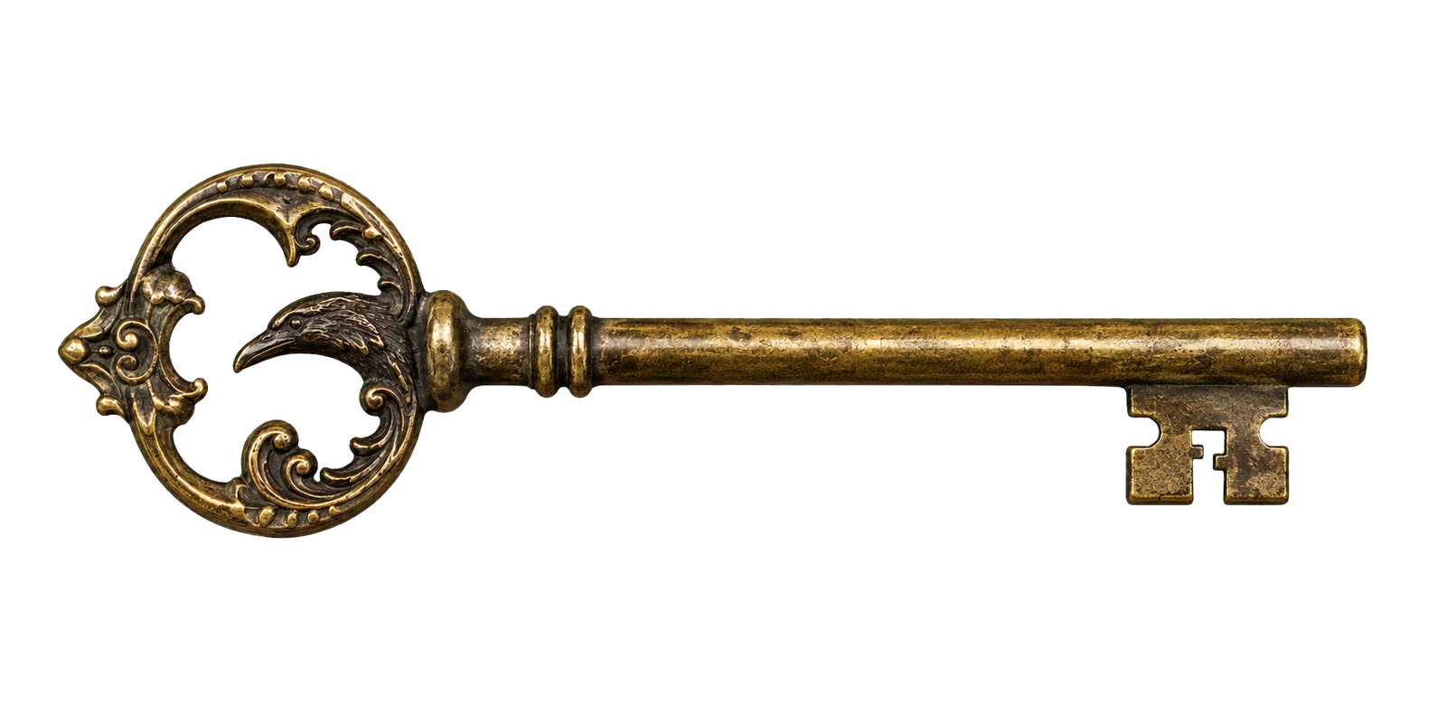 Antique Montague Society skeleton key